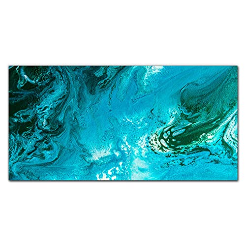 Décoration murale d'intérieur premium avec ce tableau photo de vagues sur toile 140x70