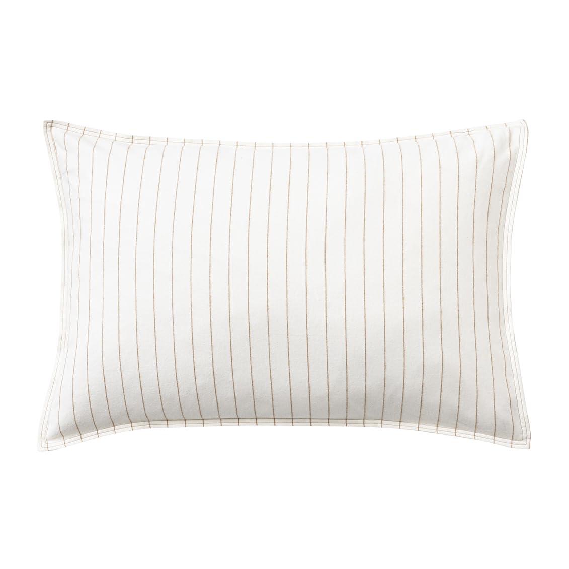Printed cotton flannel pillowcase, EQUILIBRE, 50 x 75 cm, ESSIX