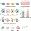 Dinnerware Sets - Luxury Gift Dishes Service Set, Ceramics Dinner Sets, 47 Pieces Cake Series Cereal Bowl Steak Plate and Mug | Porcelain Dinnerware Set for Children's Specialty Restaurant