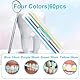 Zahn Schleifpapier, 60 Pcs Zahnschleifpapier (4 x 150 mm) Zahnschleifpapier für Zwischenräume Zähne Polieren Dental Polierstreifen Zahnband zum Polieren von Zähnen