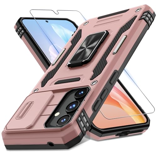Coque Samsung Galaxy A55 5G antichoc militaire avec anneau et vitre