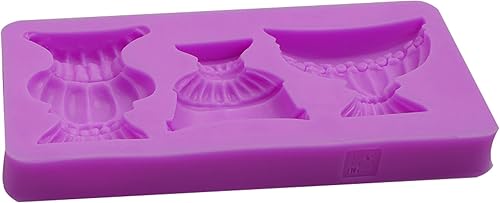 Miniatura 7 de Moldes de silicona para florero, moldes para fondant, moldes de chocolate para hornear para decoración de pasteles, dulces, cupcakes, decoración de