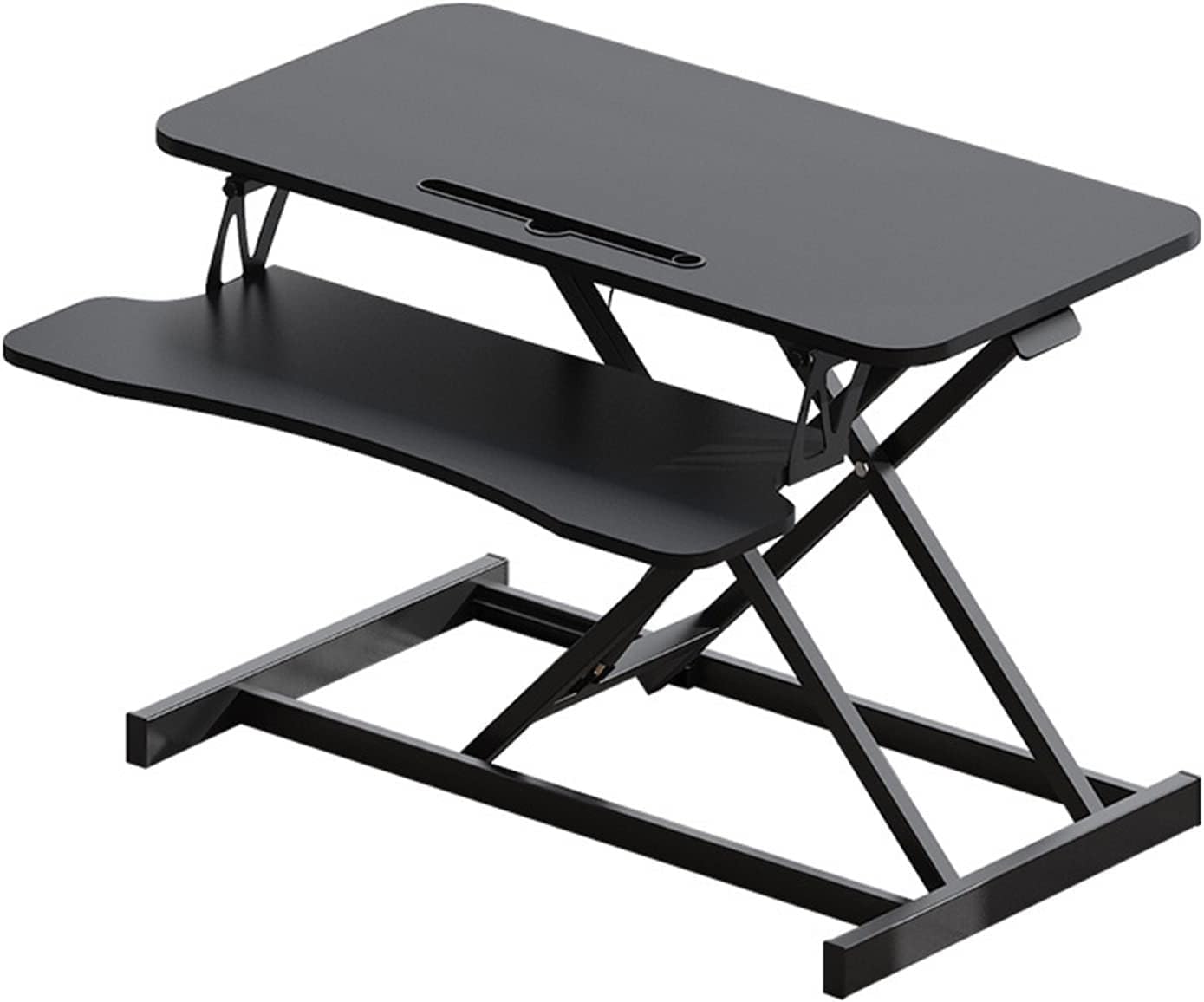 CGCSYZ Office Desks Standing Laptop Lifting Table Folding Computer Desk Elevating Stand On Desk Lifting Table Mobile Station Workbench