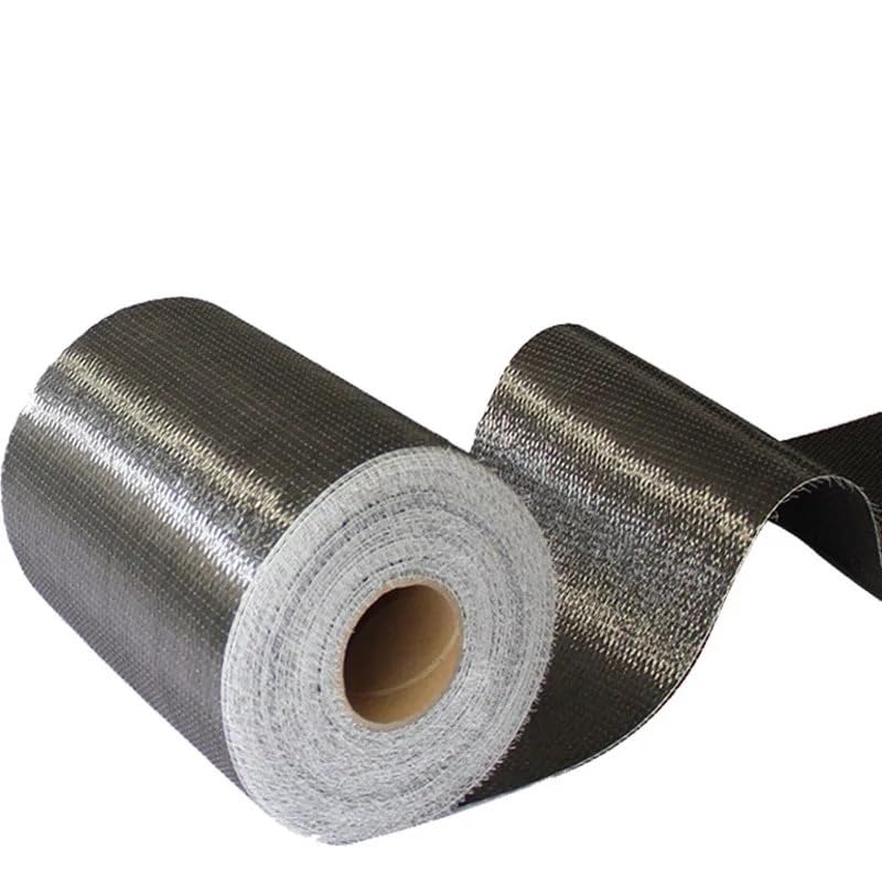 High-Strength 12k Carbon Fiber Reinforced Concrete Cloth - 1/5/10 Meters - Unidirectional Fabric for Superior Strength(20cmx1meter)