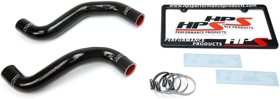 HPS Black Silicone Radiator Hose Kit Coolant OEM Replacement 57-1839-BLK
