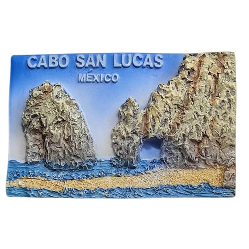 Imán decorativo Cabo San Lucas México 3D para refrigerador miniatura 1