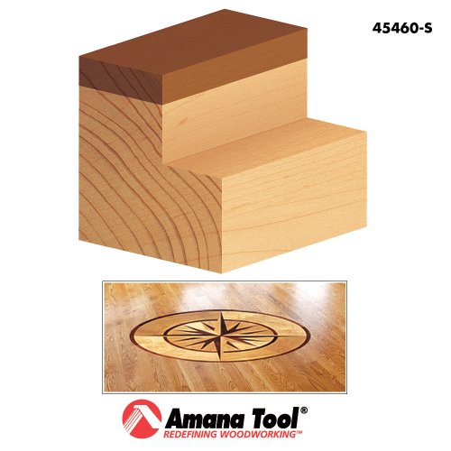 Image of Amana Tool - 45460-S Carbide Tipped Flush Trim Plunge Template 1 /2 Dia x 1 /4 inch Sh