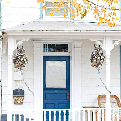 Kungfu Mall 4Pcs Bird Scare Reflective Hanging Decoration, Effective Bird Control Device With Reflective Tape To Keep Birds Away For Garden Patio Windows Tree #TOP3