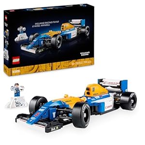Set LEGO Icons Voiture de Course Williams Racing FW14B et Nigel Mansell