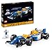 Produktbild LEGO Icons Williams Racing FW14B mit Nigel Mansell - F1 Modellauto Set mit Rennfahrer Minifigur zum Sammeln - Schreibtischdeko mit Ständer - Geschenk für Erwachsene & Jugendliche Motorsportfans 10353