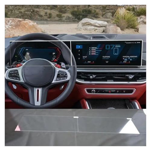 Protection d'écran BMW X6 2024 pour éviter les rayures sur le GPS