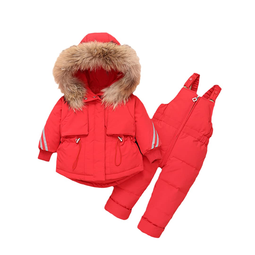 Winter Children Clothing Sets Snow Suit Jackets Jumpsuit 2Pcs Set Baby Boy Girls Duck Down Coats Toddler Girl