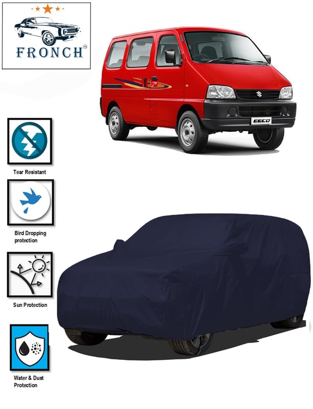 Image of Waterproof Body CAR Cover for Maruti Suzuki EECO (Maruti Suzuki EECO CAR Cover | EECO CAR Cover | EECO CAR Cover Waterproof | CAR Cover for EECO)