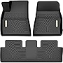 YITAMOTOR Floor Mats Compatible with Tesla Model 3, Custom Fit Floor Liners for 2017-2023 Tesla Model 3, 1st & 2nd Row All Weather Protection