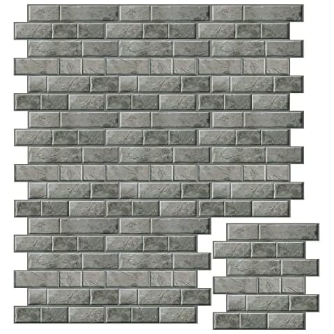 Paneles de pared de ladrillo 3D autoadhesivos Cover
