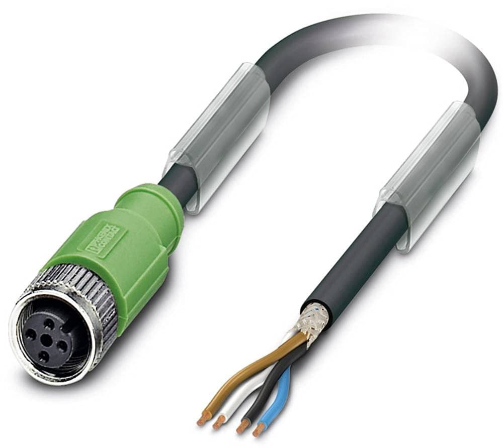 Cable for sensors/actuators Phoenix Contact SAC-4P-10,0-PUR/M12FS SH 1500716 Contents: 1 pc(s)