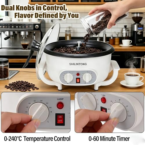 Commercial coffee roaster machine