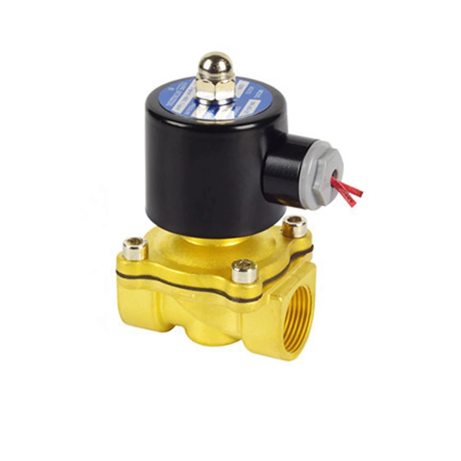 2W-200-20 G3/4 Inch Normally Closed Direct Acting Solenoid Valve All Copper Zero Start 1Pcs(NC,AC220V)