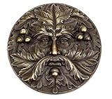 Kunst & Ambiente - Wandrelief aus Bronze - Baumgeist - Green Man - Waldgeist - Naturgeist - Milo - Wandteller - Sku ...