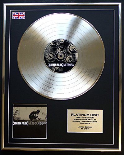 LINKIN PARK/LTD EDITION CD PLATINUM DISC/METEORA