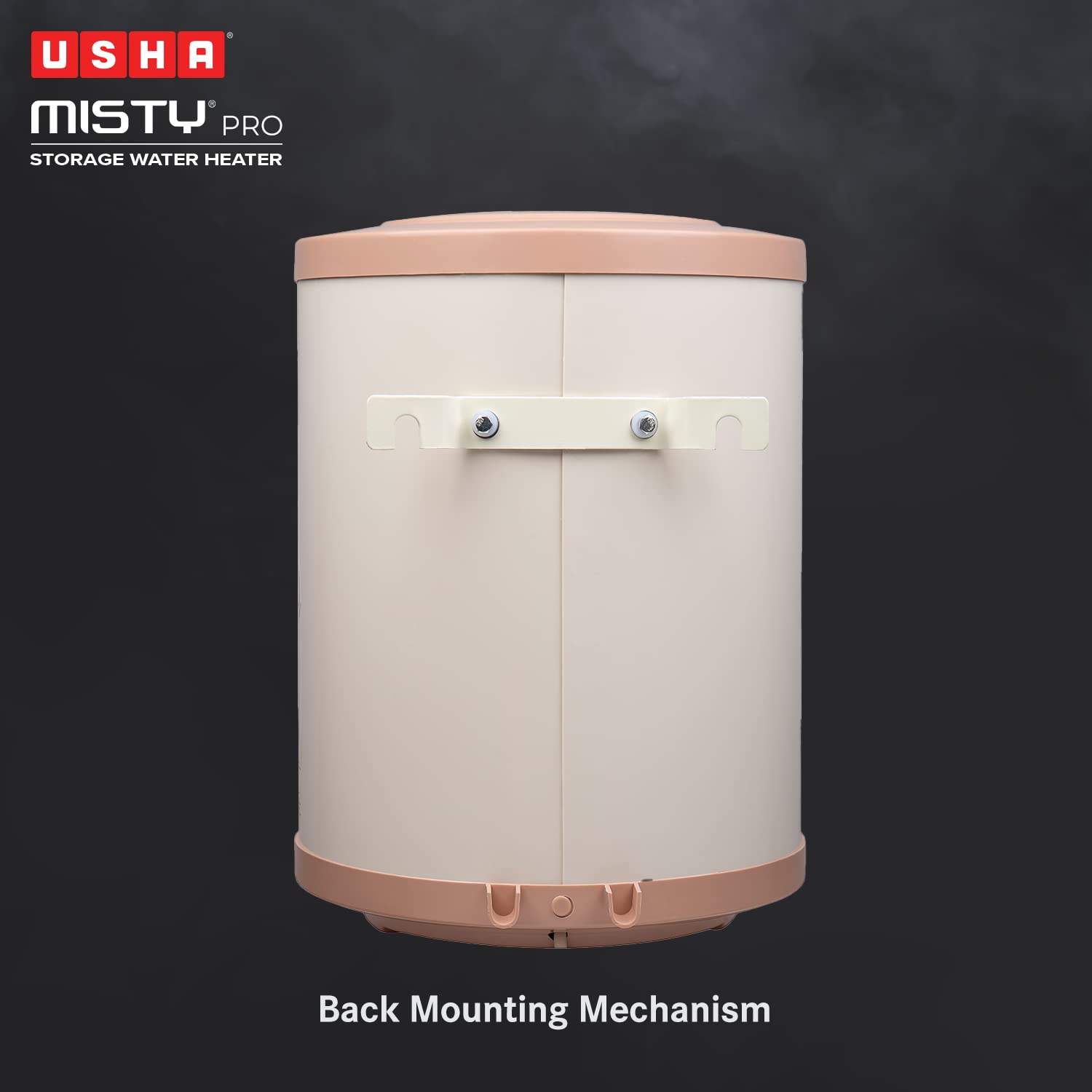 Buy Usha Misty Pro 25 Litre 5 Star Storage Water Heater (Ivory Gold), Wall  Mounting Online at Low Prices in India - Amazon.in