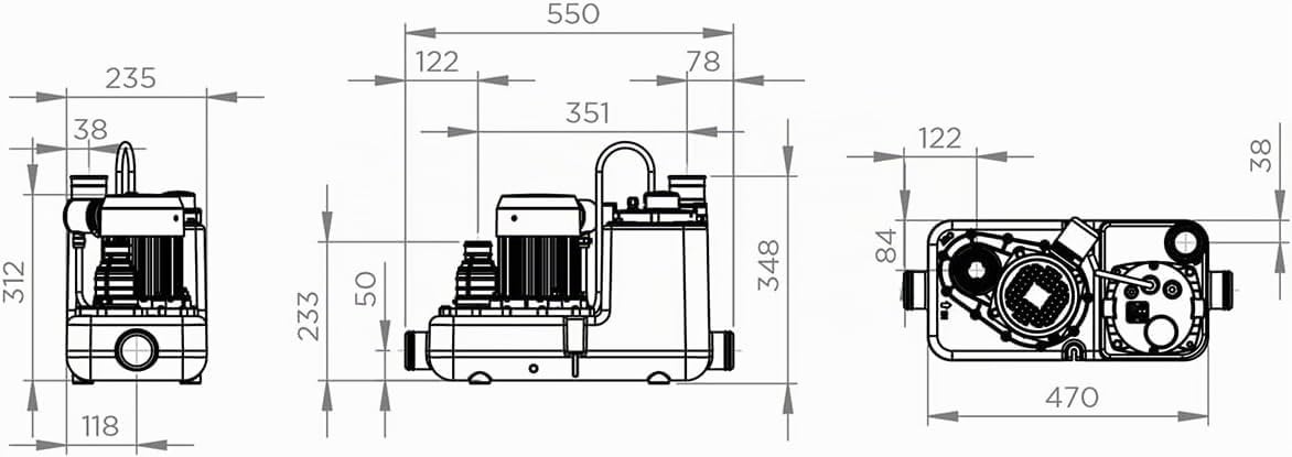 sfa SFA Group 04COM1M SANICOM 1 Heavy Duty Pump