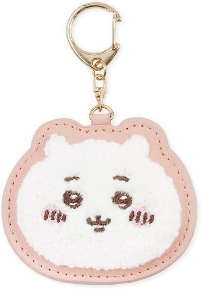 タ*ー様 ハンドメイド刺繍キーホルダー ハチワレさんと桜文鳥さん