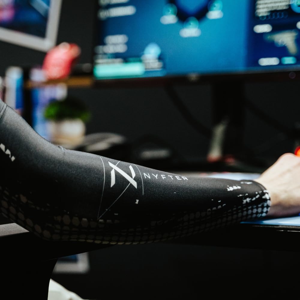 Nyfter - Manga para gaming, efecto antisudor, regula la temperatura para mejorar el rendimiento en el juego