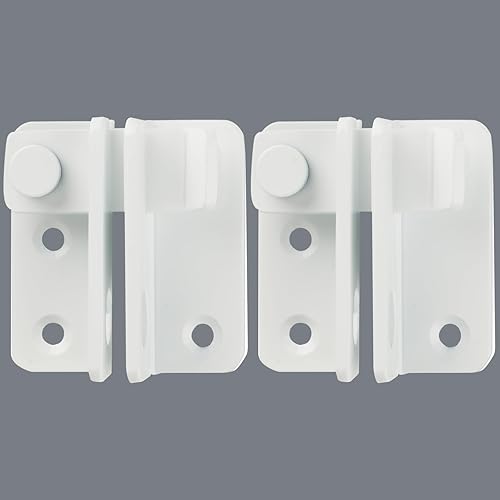 Alise Pestillos de puerta abatible, pestillo deslizante, cerrojo de seguridad para puerta de granero, jaula de mascotas, jardín, baño, garaje,