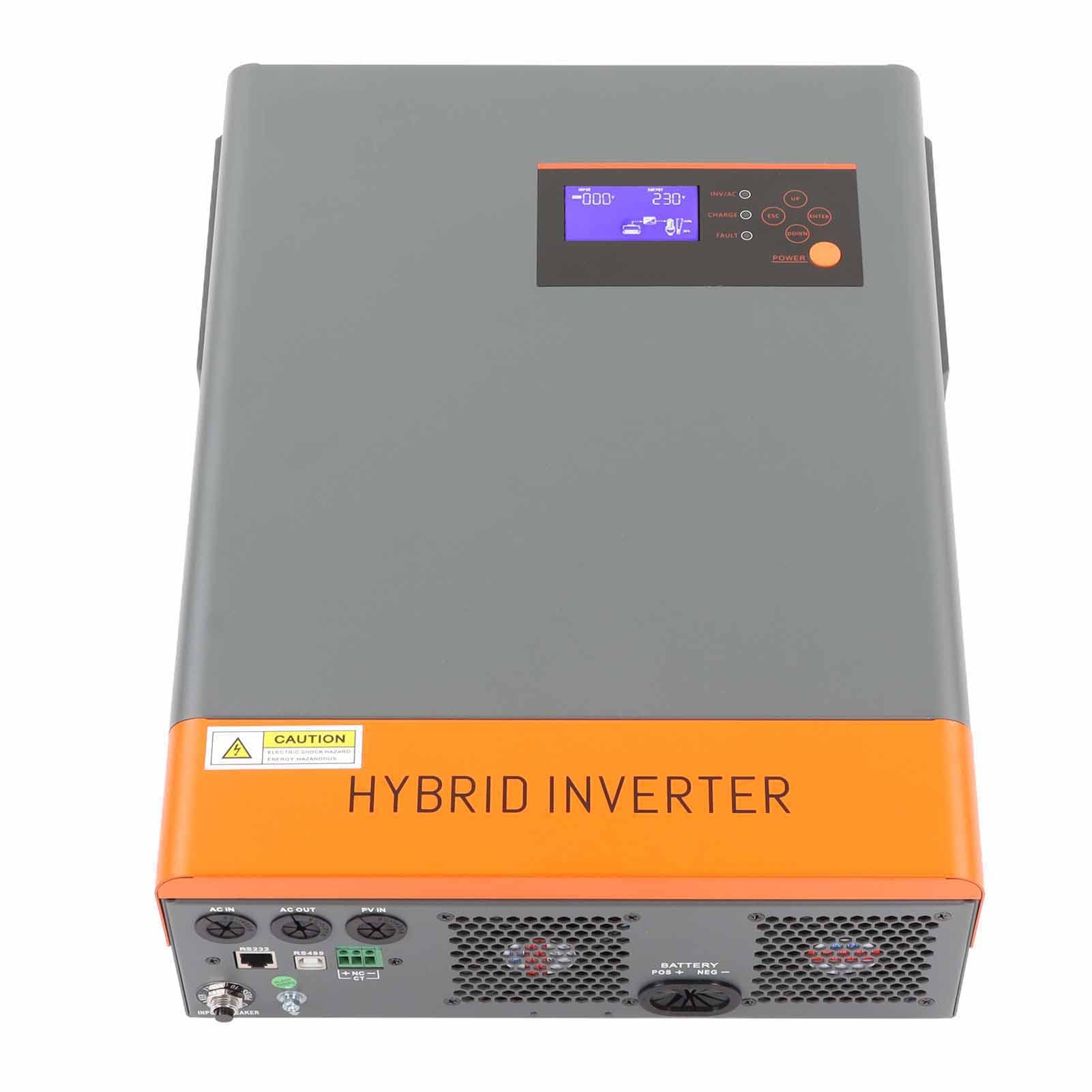 Fafeicy Falownik Sieciowy 5500W, Hybrydowy Miedziano-żelazny, MPPT 500V