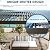 TIMWNER 10'x10' Metal Pergola, Outdoor Patio Pergola with Hardtop Roof,Aluminum Pergolas with Curtains,Waterproof Gazebo for Garden,Patio,Gray
