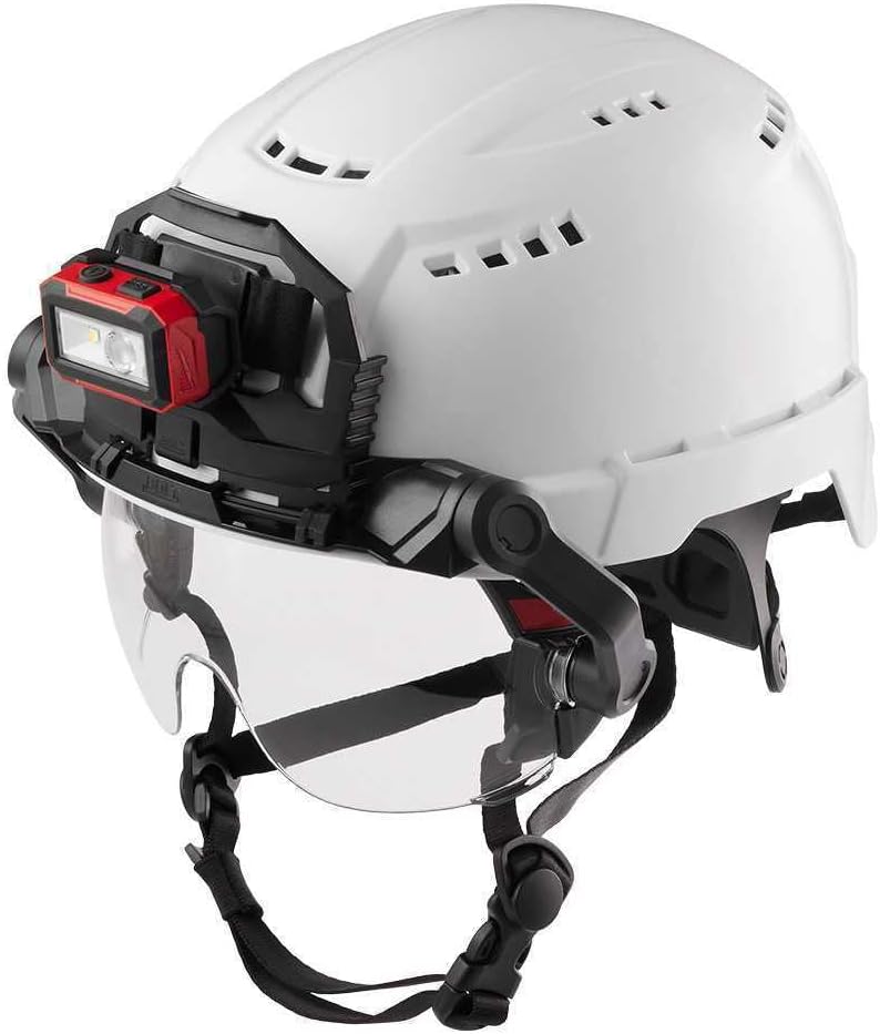 48-73-1410 Compatible with Milwaukee BOLT Eye Visor - Clear Dual Coat Lens for Hard Hat/Helmet