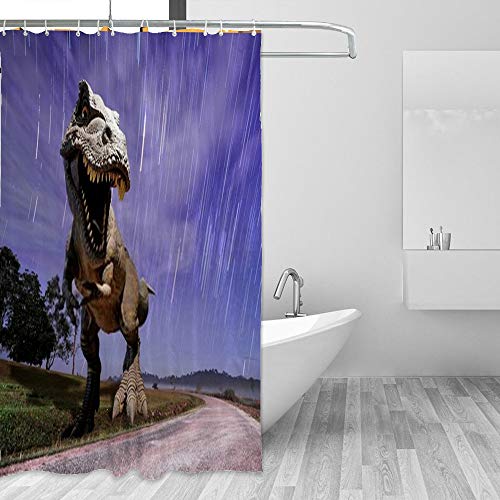 Rideau de douche Chenhong rideau baignoire lavable polyester imprimé