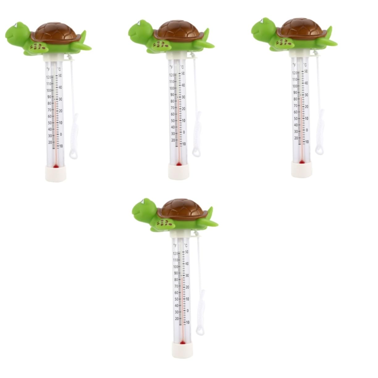 BESPORTBLE 4 Pz Termometro dell'acqua galleggiante termometro galleggiante per immersione a freddo per la temperatura dell'acqua del bagno per piscina carino attrezzo