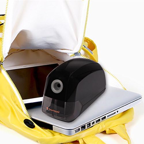 Bonsaii Heavy Duty Electric Pencil Sharpener,Helical Blade,Automatic Sharpening,Perfect for Home,Classroom and Office Use(P106-A)