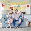 Welcome Home Banner, Black Welcome Home Decoration, Welcome Garland, Welcome Back Banner for Family Party Return Family Celebrations (Yellow) #4