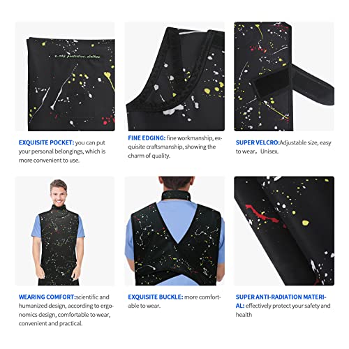 LVCHEN Lead Apron for X-Rays - 0.5mmpb Lead Protection with Thyroid Collar Lightweight Dentist x-ray Shield （Adult） - Thumbnail 4