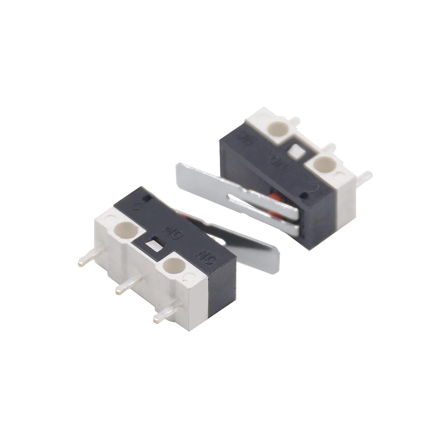 Mikroschalter 100 Stück KW-1 1A Mikro-Endschalter mit kleinem Hebel
