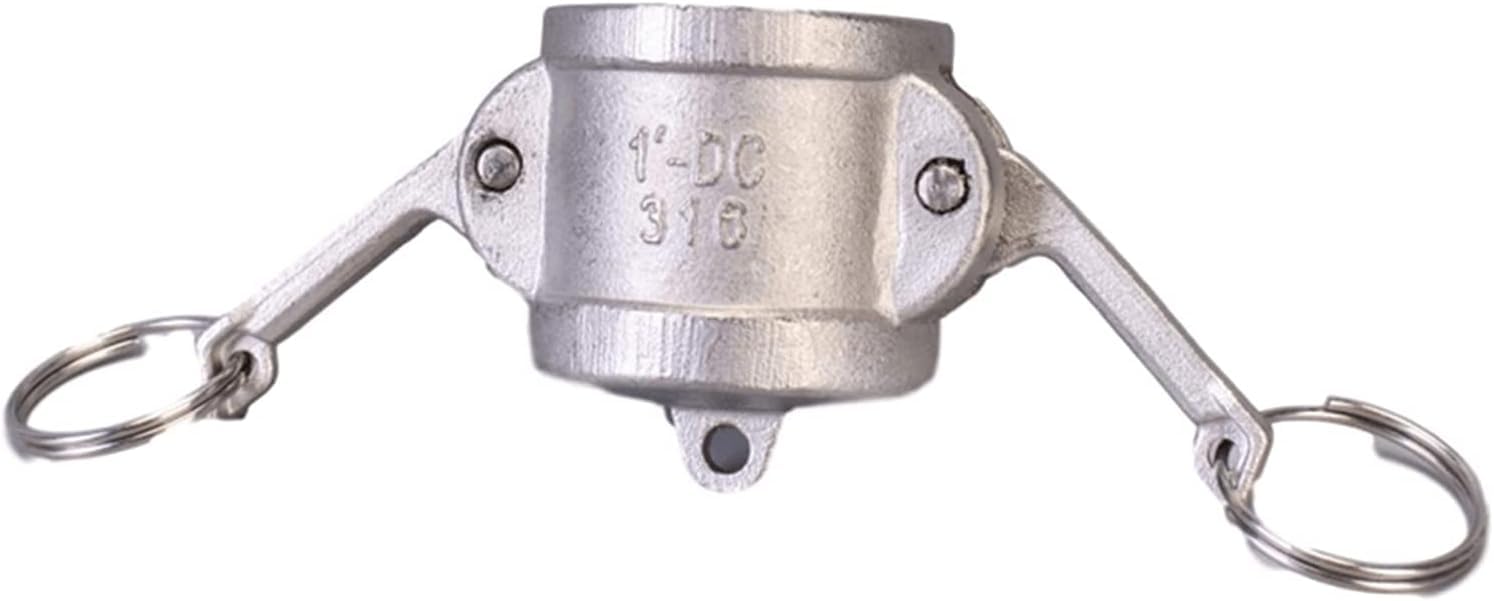 Conectores de tubería Accesorios a prueba de fugas Accesorios for conductos versátiles Adaptador de acoplamiento de acero inoxidable 304 Desconexión rápida con lengüeta, for acoplamiento de bomba de m