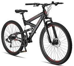 Licorne Bike Bicicleta de montaña Strong 2D, para ...: La bicicleta de montaña perfecta: La bicicleta es un verdadero héroe cotidiano y para el uso diario, para ir a trabajar, pero también adecuada para un viaje por la montaña. Gracias al cambio de alta calidad, con la bicicleta de montaña Licorne podrás...