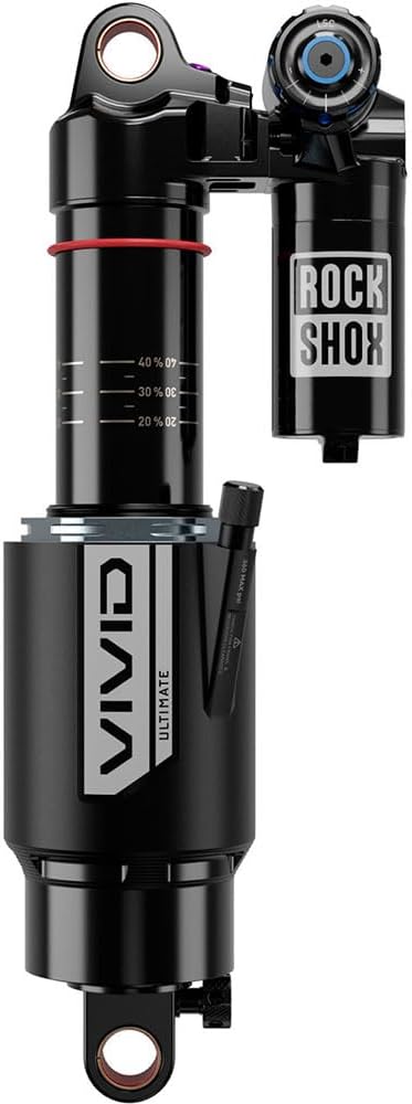 RockShox Vivid Ultimate RC2T Rear Shock - 230 x 62.5 mm, Vivid Air, 2 Tokens, Reb25/Comp37, L/O2, Std, 8x30, C1, SC