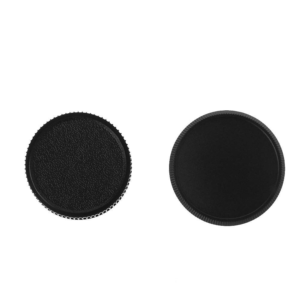 Copriobiettivo Posteriore E Tappo Corpo Per Fotocamera M39 – Set Protezione In Nero Per Obiettivi Da 39 Mm E Attacco A Vite