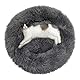 Fhodigogo Hundebett rund Hundekissen hundekissen Katzenbett katzenkissen hundebett kleine Hunde Donut Hundebett Kleine Hunde Bett Katzendecke Hundedeck für Katzen und kleine Hunde (M for 5KG)