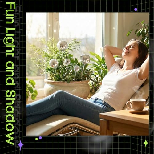 image for AceOrbit 9pcs Disco Ball Decorations for Home Disco Ball Picks for Flo