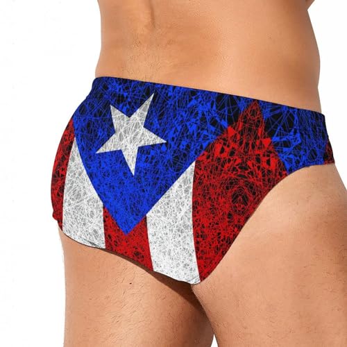 Zakqeik Mexican Flag Men's Swim Trunk Sexy Swim Briefs Bikini Swimsuit Swimwear for Men3