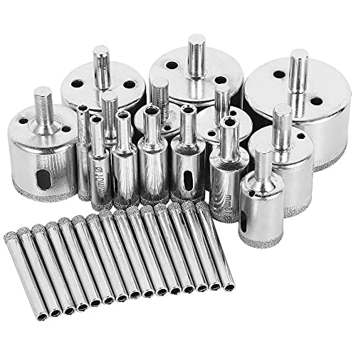 Juego de 30 brocas revestidas de diamante miniatura 1