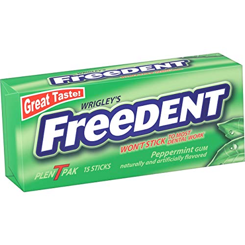 Freedent Chewing Gum Peppermint - 12 Pack