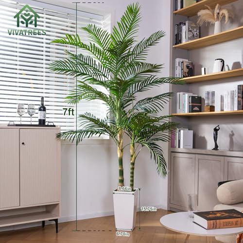 Vivatrees Golden Cane Palm Trees Artificial Indoor thumb #1