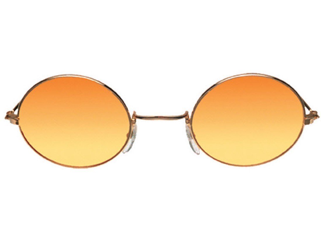 Morris Costumes Glasses John Gold Orange Yello
