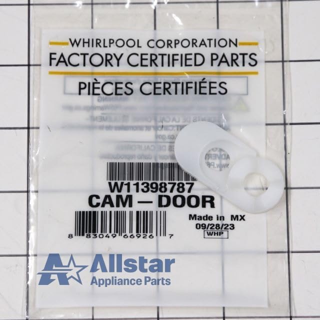 Allstar Appliance Parts W11398787 Refrigerator Closing Cam